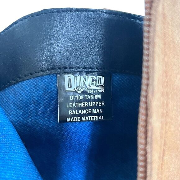 Dingo Women's Western Booties Buck The Rules Snip Toe Tan Size 8 Suede - Picture 10 of 13